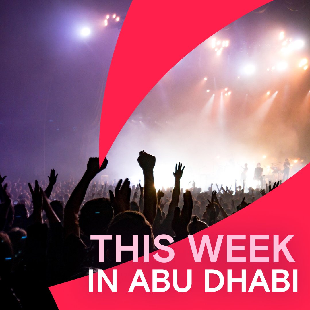 A fun filled week is waiting for you #InAbuDhabi! 🤩⁣⁣

Which events will you be attending this week?⁣
#UAE