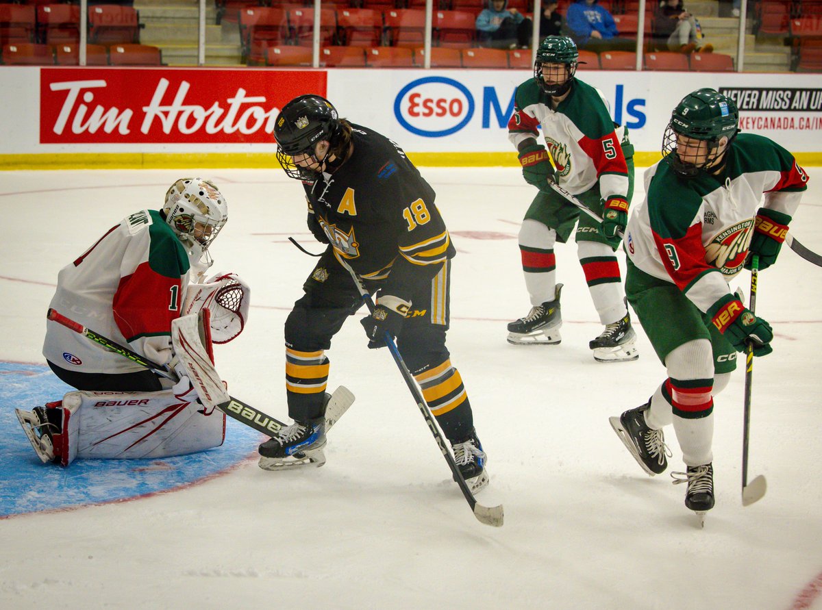 AFTER 2 | A goal from Declan Hoad has the @3Awheatkings up 2-1 over the @KensingtonWild. APRÈS 20 MIN | Grâce au but de Declan Hoad, les @3Awheatkings ont une avance de 2-1 sur le @KensingtonWild. #TELUSCup | #CoupeTELUS