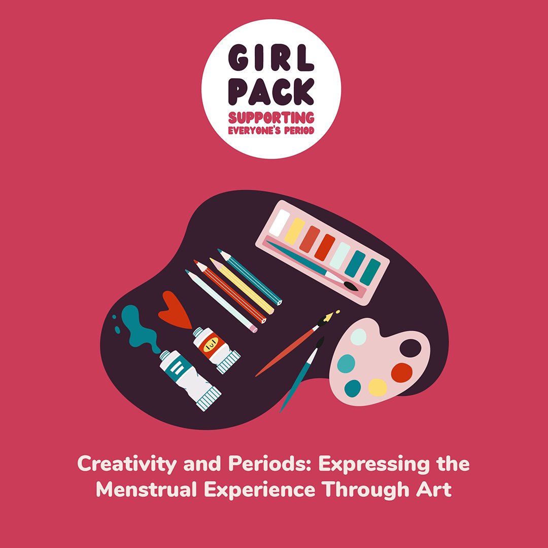 🎨 Creativity and Periods: Expressing the Menstrual Experience Through Art 🎨 Let's explore how creative expression can be a powerful tool in understanding and embracing our menstrual experiences. 🖌️ girlpack.org. #PeriodArt #CreativeExpression