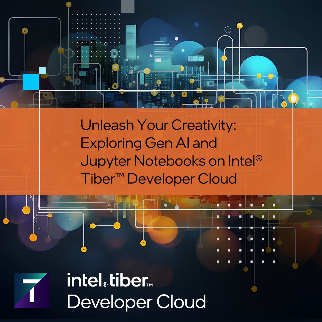 In this step-by-step guide, see how you can access tools and resources to set up various #GenAI tasks with Jupyter Notebooks on Intel® Tiber™ Developer Cloud: intel.ly/4d41y5N #IntelTiber #DevCloud