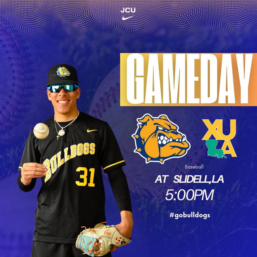 Baseball gameday ⚾️
🆚XAVIER
⏰5PM
🏟️Slidell High School’s Tiger Field, Slidell, La.

#jcubulldogs