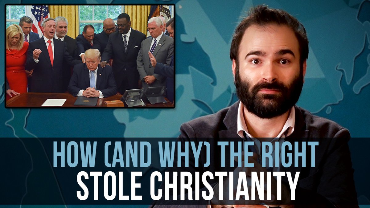 Hi. Today we're looking at how the Religious Right became the Religious Right, and wonder if there's a space in leftism for Christianity. Here's the latest episode of Some More News: youtu.be/wHdjjXQHxzs