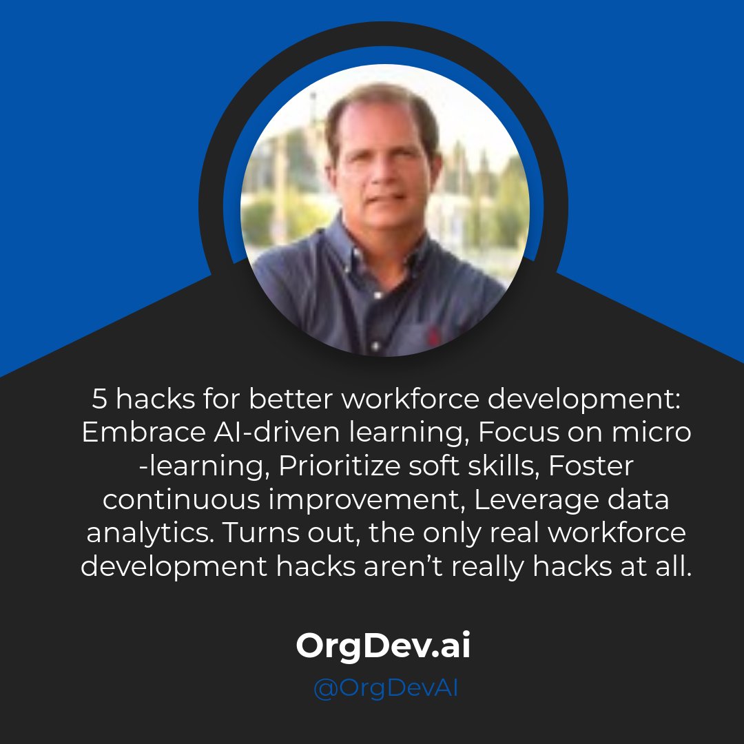 OrgDevai's tweet image. Real growth comes from smart strategies, like those we champion at OrgDev.ai. 🚀 Let&apos;s chat about how these &apos;hacks&apos; can revolutionize your team&apos;s development. Ready to lead the charge in the future of work? Drop a &apos;💡&apos; below if you&apos;re all about innovation! Contact