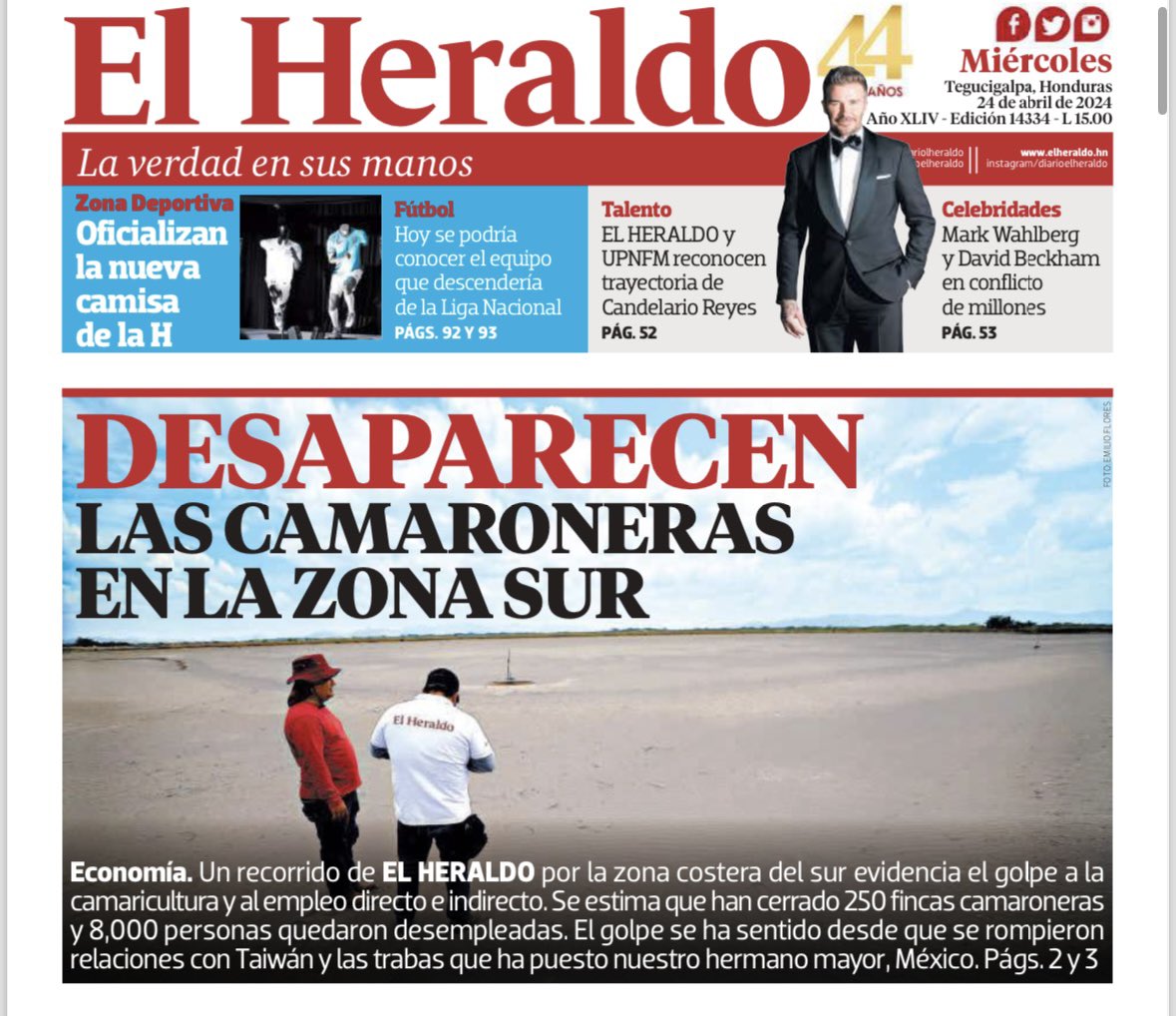 10 mil empleos se han perdido en Valle y Choluteca por el cierre de 250 fincas de camarón 🦐, todo es culpa del Gobierno de Libre el más nefasto e inepto en la Historia de Honduras 🇭🇳, rompieron relaciones con Taiwan y no garantizaron un nuevo mercado para exportar la producción,