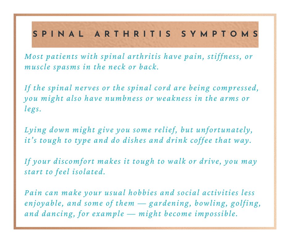 There appears to be a close relationship between knee, hip, and spinal arthritis— that is, people with osteoarthritis in one location often have it in another.

inspiredspine.com/conditions-tre…

#arthritis #spinalarthritis #arthritisrelief #arthritispain #painrelief #chronicpain