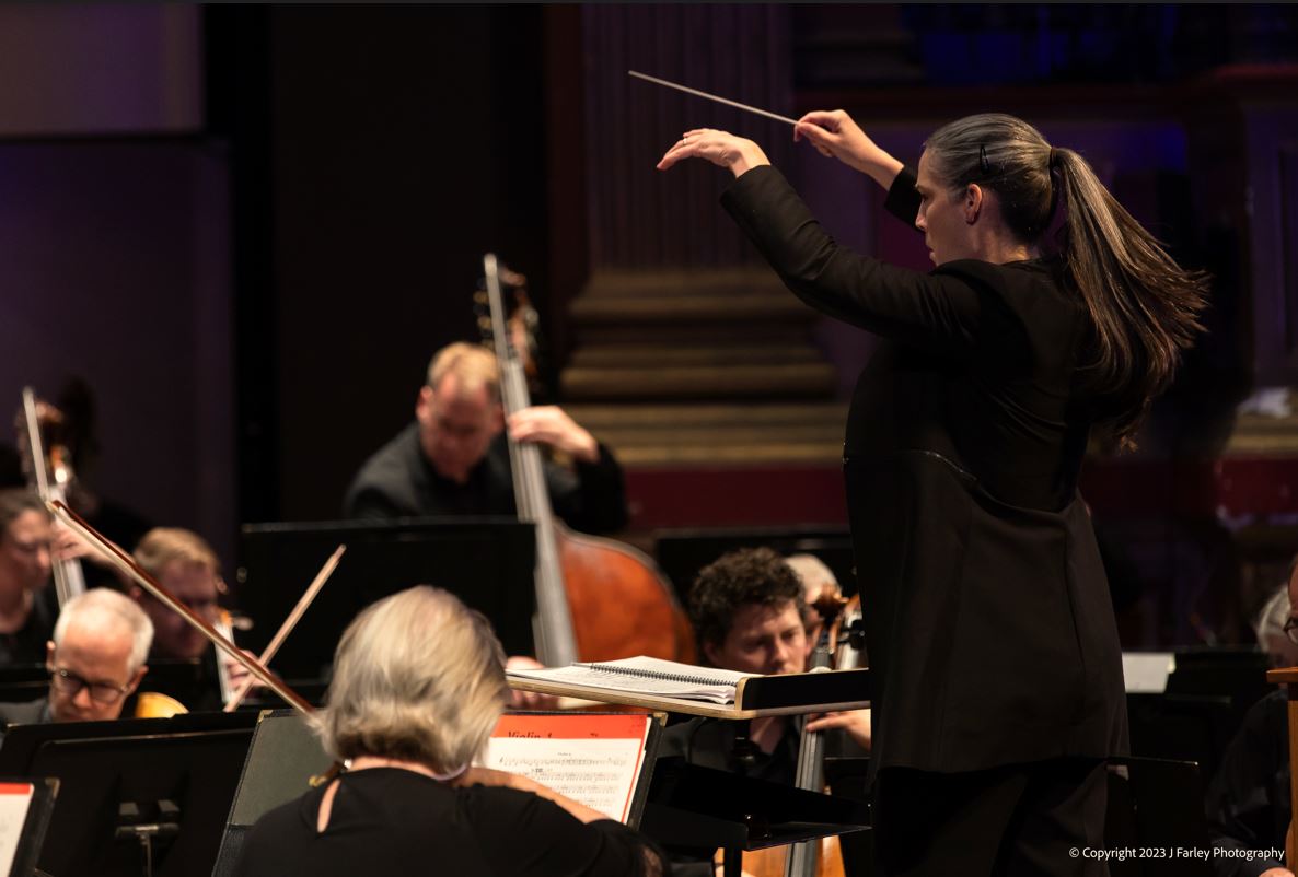 The series finale of Michelle Merrill’s debut season occurs on May 4 & 5 at Reynolds Auditorium “Scheherazade.” For more information and tickets, visit wssymphony.org/event/schehera… — Paid partnership with @wssymphony 📸 Photo credit: J Farley Photography
