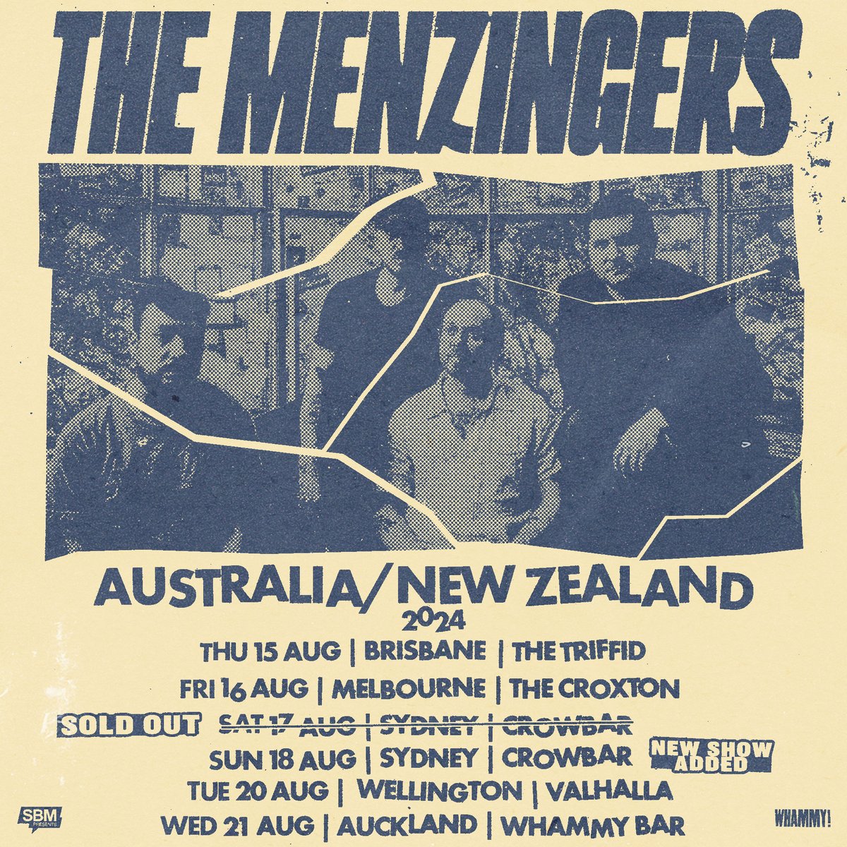 Sydney sold out so we've added a second night. Tickets on sale now at TheMenzingers.com