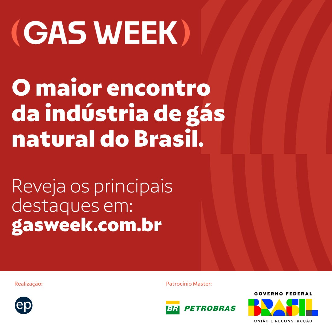 🤝 #gasweek2024 | Reveja os destaques do maior evento do setor de #gásnatural no Brasil! Uma realização da #epbr com o apoio da Petrobras.

▶ Clique e confira: gasweek.com.br

#gasweek #brandedcontent #naturalgas #petroleoegas #oilandgas #Petrobras