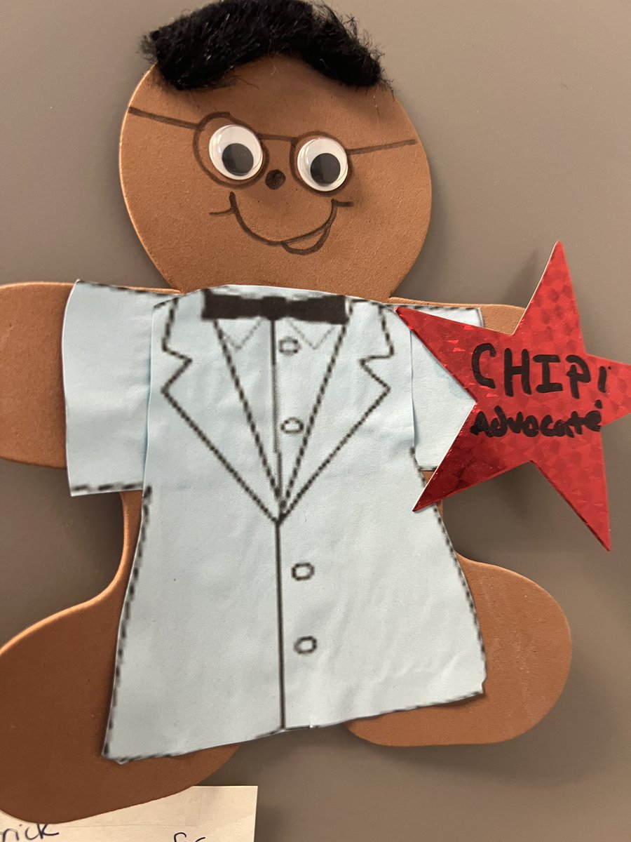 Cleaning out my office. The staff in the NICU @VUMCchildren used to make gingerbread figures of the clinicians … here’s me.