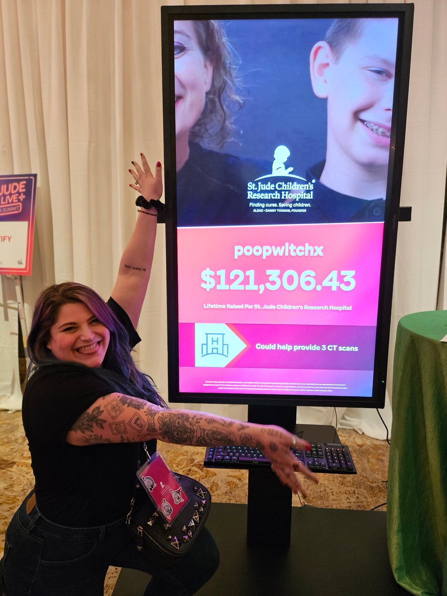 MY BEAUTIFUL TREMENDOUS CHARTIY CARNAGE GREMLIN COMMUNITY THE POOP COVEN DID THIS!!!!!!!! 🤯🤯🤯🤯😭😭😭 Over 120K raised for @StJudePLAYLIVE in three campaigns AND WE JUST GETTING STARTED BABY!!!! Thank you for SAVING LIVES!!! ♥️