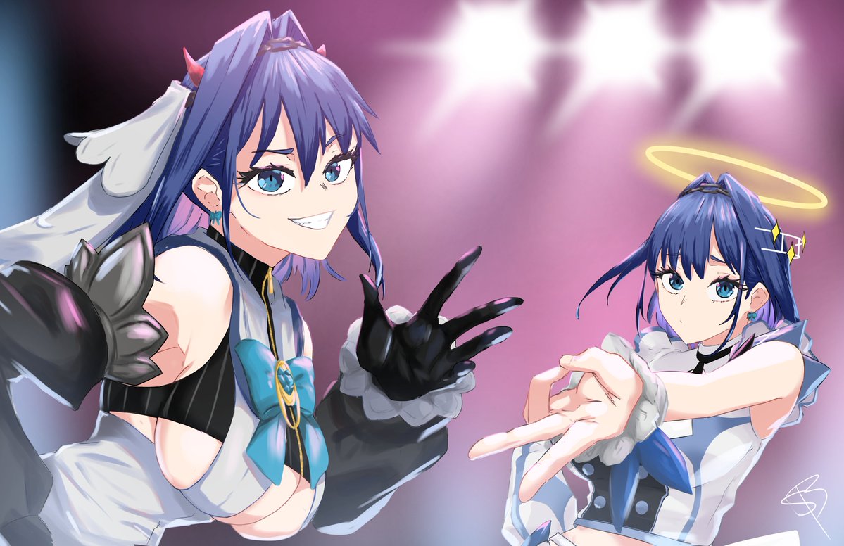 Shniz_5690's tweet photo. Performing are your angel and your devil...
#kronillust #HELLoHALO https://t.co/1B7otWqsDh