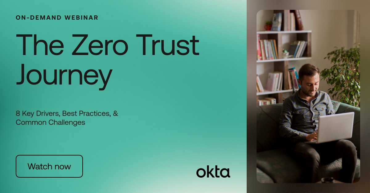 Level up your security strategy with Okta and Palo Alto Networks! Dive into our fireside chat on Zero Trust. 🏕️ Learn 8 key drivers, address remote work hurdles, and discover 10 actionable steps for success. 🚀 Tune in now: bit.ly/44d0c4z