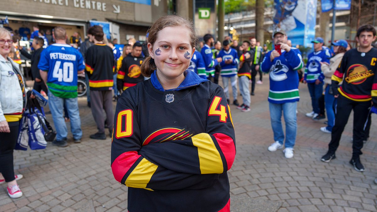 Dreams coming true at Rogers Arena. Last night we welcomed Dylan, Cason, Enzo, and Aubrey to experience #Canucks playoff hockey! These four recipients were selected from @Canucksforkids Fund beneficiaries, including @canucksautism and @sobcsociety, and our Playoff Game of Your…