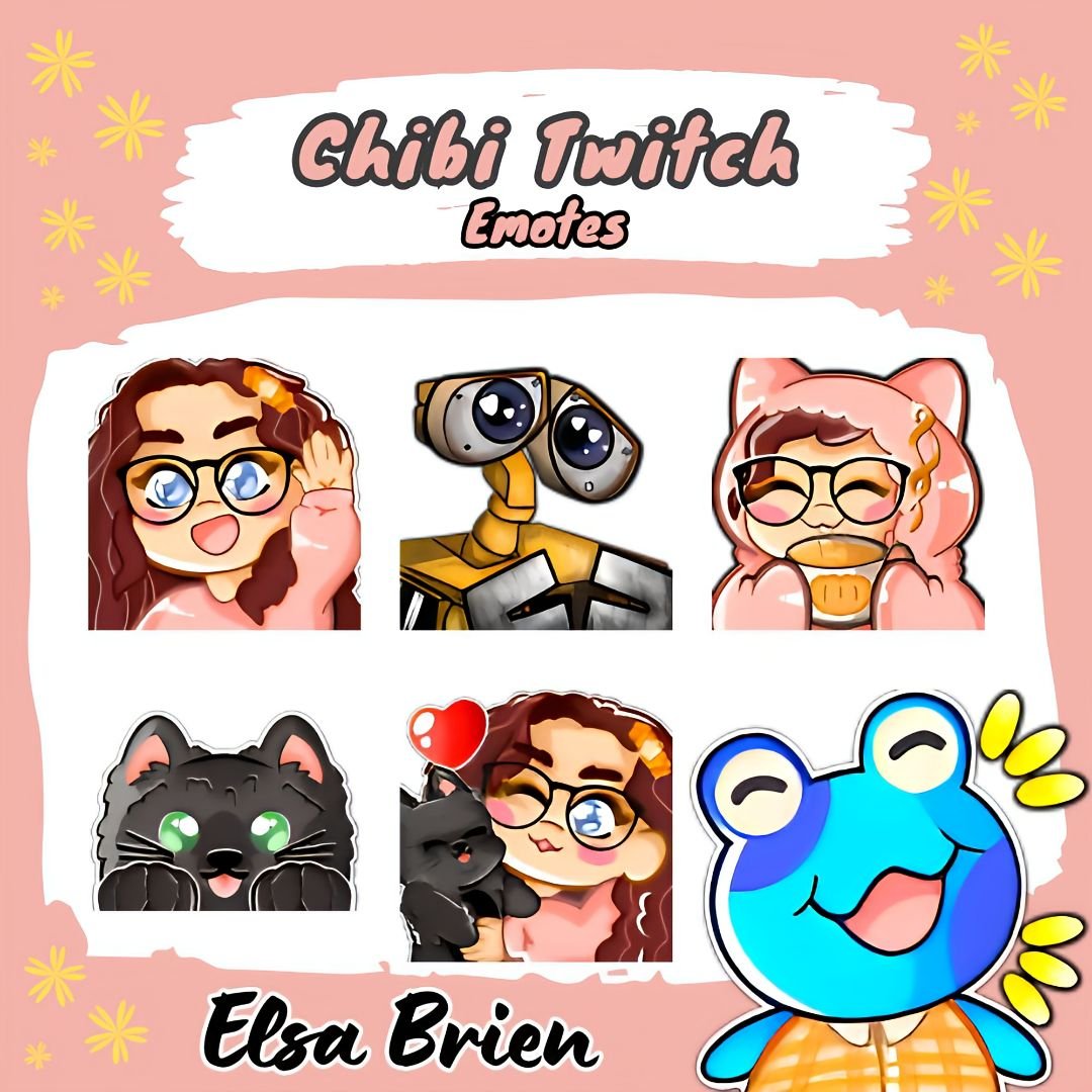 Elsa_Brien1's tweet photo. chibi girl emotes with characters like jeremiah(animal crossing), wall-e and cat !!! ✨💖

#emotes #Chibi #chibicommission #kawaii #kawaiigirl #Procreate #procreateart #AnimalCrossing https://t.co/xrk4AiYvnx