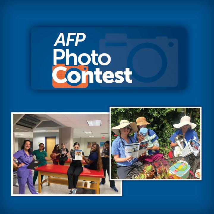 Students and Residents: Share a photo showing us how you use AFP. Photos can feature individuals or groups and have a humorous or serious tone. The winning photo will be published in AFP. Submission deadline is May 15, 2024. bit.ly/3oGAULH #AFPjournalphotocontest
