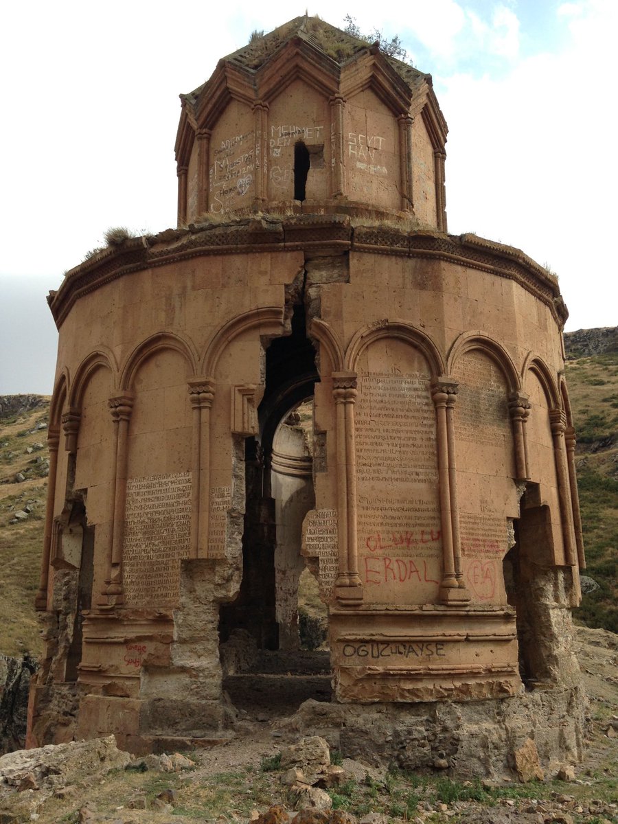 “History does matter. There is a line connecting the Armenians and the Jews and the Cambodians and the Bosnians and the Rwandans.” - The most quoted sentence in THE SANDCASTLE GIRLS. 109 years ago today the #Armeniangenocide began. These are ruins of Armenian churches in Turkey