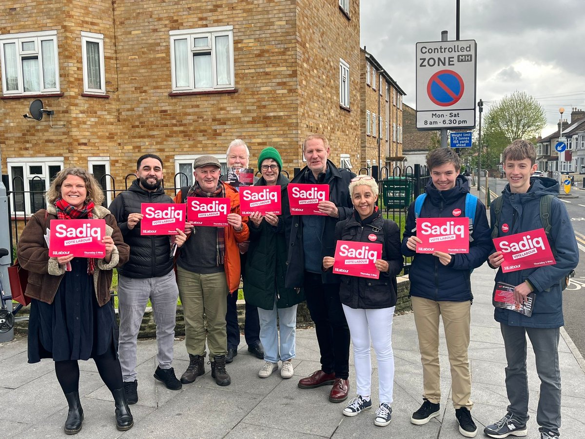 Great couple of days campaigning for @SadiqKhan and @Semakaleng #VoteLabour on May 2nd or return your postal vote now! Don’t forget your photo ID! 🌹