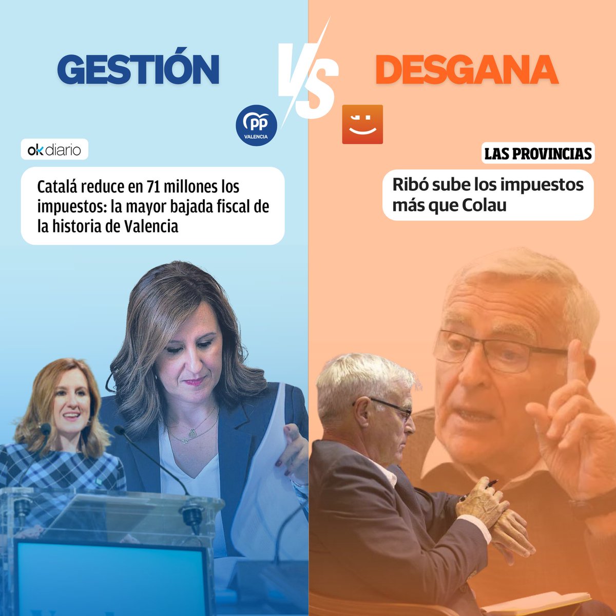 popularesVLC's tweet photo. Pura hemeroteca.

No nos hace falta tirar de faltadas e insultos como a vosotros. Salut!👋🏻 https://t.co/N7meDt2eim