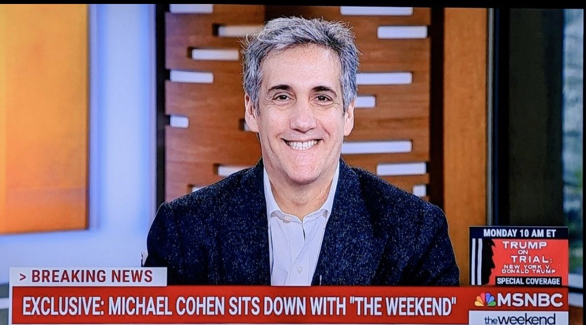 Despite not being the gagged defendant, out of respect for Judge Merchan and the prosecutors, I will cease posting anything about Donald on my X (formerly Twitter) account or on the Mea Culpa Podcast until after my trial testimony. See you all in a month (or more). #TeamCohen