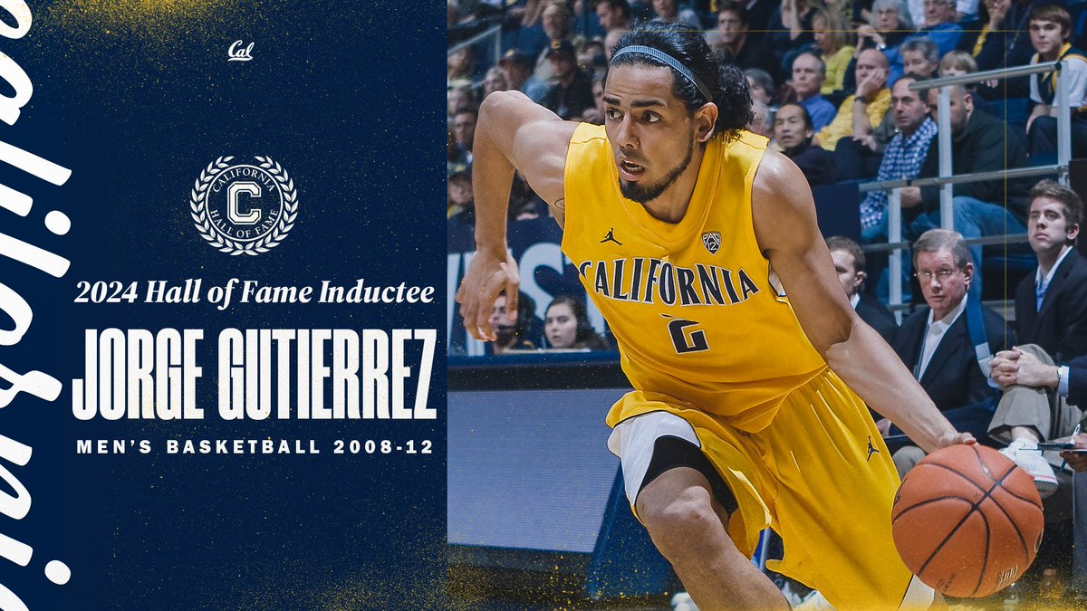 One of the fiercest competitors to wear Blue & Gold. 2012 Pac-12 Player of the Year Jorge Gutierrez is heading to the Cal Athletics Hall of Fame! ⭐ #GoBears x #CalHOF2024