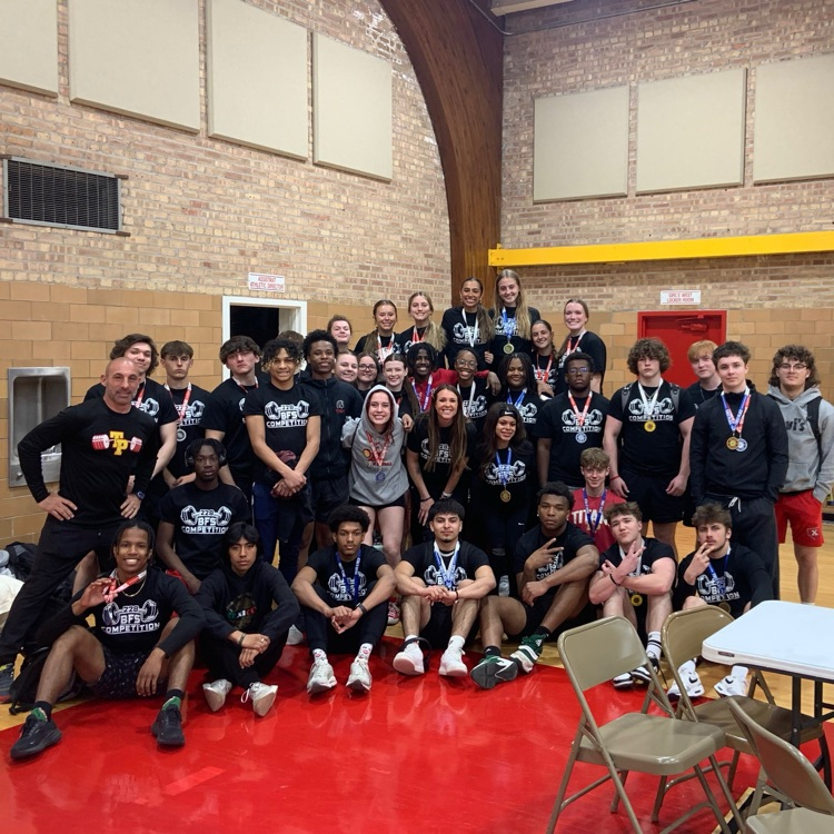 It's a great day to be a Titan! A HUGE Congrats to Coach Gaines and Johnston on their Bigger, Faster, Stronger BFS competition victories! This was the 6th year in a row TPHS won the District 228 event. Our students were awesome and had many personal records. #TinleyParkTitans