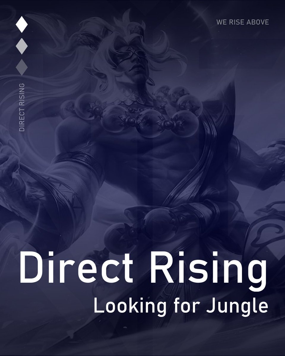 Looking for a Jungler 

We are looking for a Jungler for our Main Team in PRM2 (major ERL2)
For further information send us a DM on Twitter or directly on Discord (crescam)
Paid Position