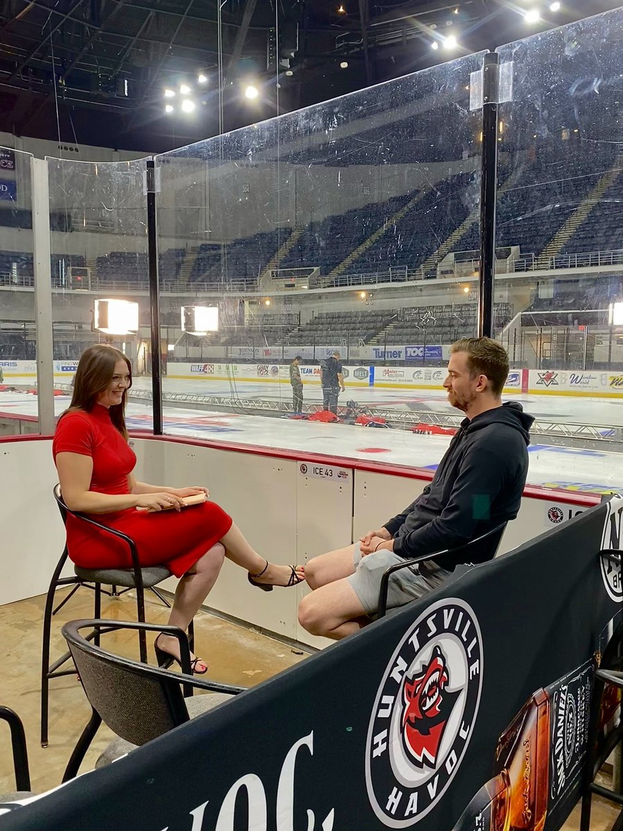 🏒The road to the President’s Cup has been a special one but it isn’t over yet I sat down with the @HuntsvilleHavoc ahead of tomorrow’s Finals Game One Tune in at 6 only on @waff48