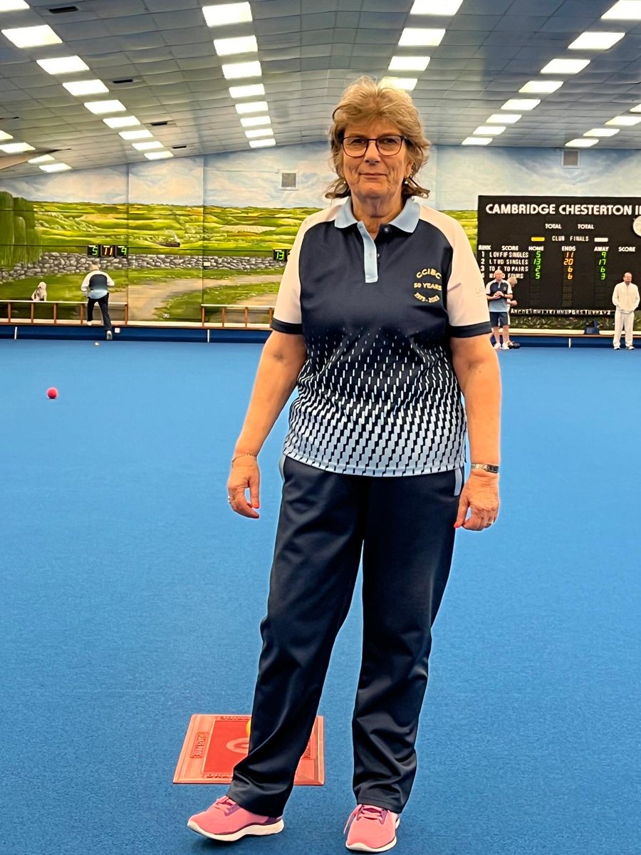 Congratulations to Jackie Russell on winning the Ladies 2 wood Singles #bowls #indoorbowls #welovebowls