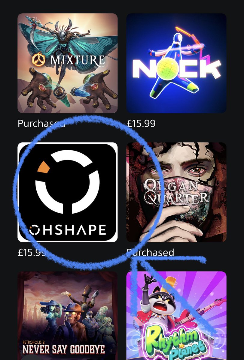 Looks like “OHSHAPE” is the next game to get a PSVR2 upgrade. It just popped up on PSN