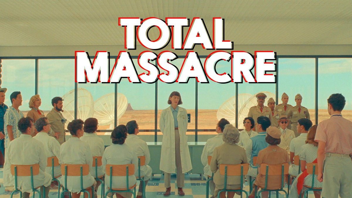 total_mass_pod's tweet photo. NEW EPISODE 👽

We're wrapping up Comedy Month with ASTEROID CITY, a movie that is the most Wes Anderson, which means a lot of opinions!

Join @RowanKaiser, @MaxRebosRoadie and special guest @KrisLorischild wherever you get podcasts! https://t.co/As2JUmPuK5