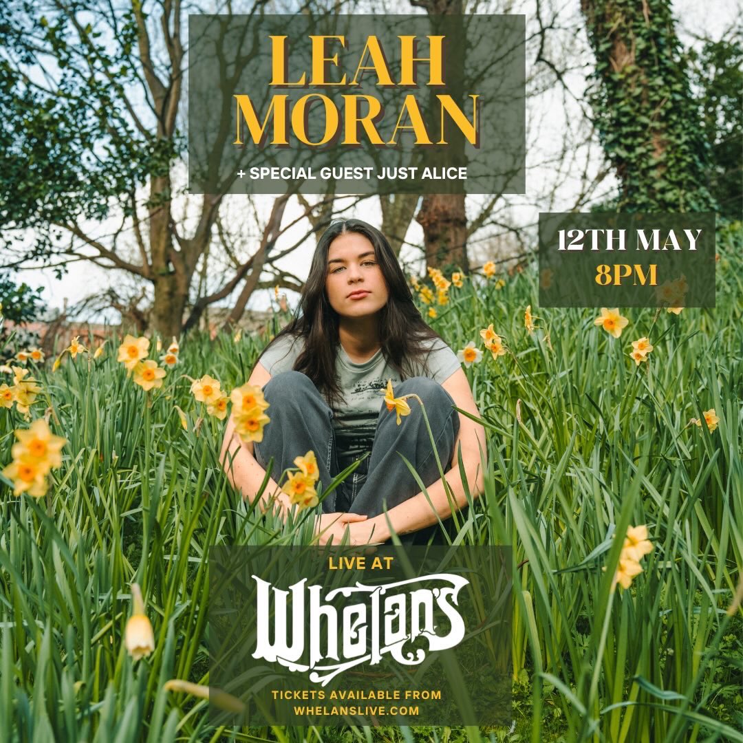 ✨GIG ANNOUNCEMENT✨

So excited to be opening for the amazing @leahmoranmoozick headline gig in Whelan’s May 12th! Tickets on sale at the link in my bio, get ‘em before they’re gone!