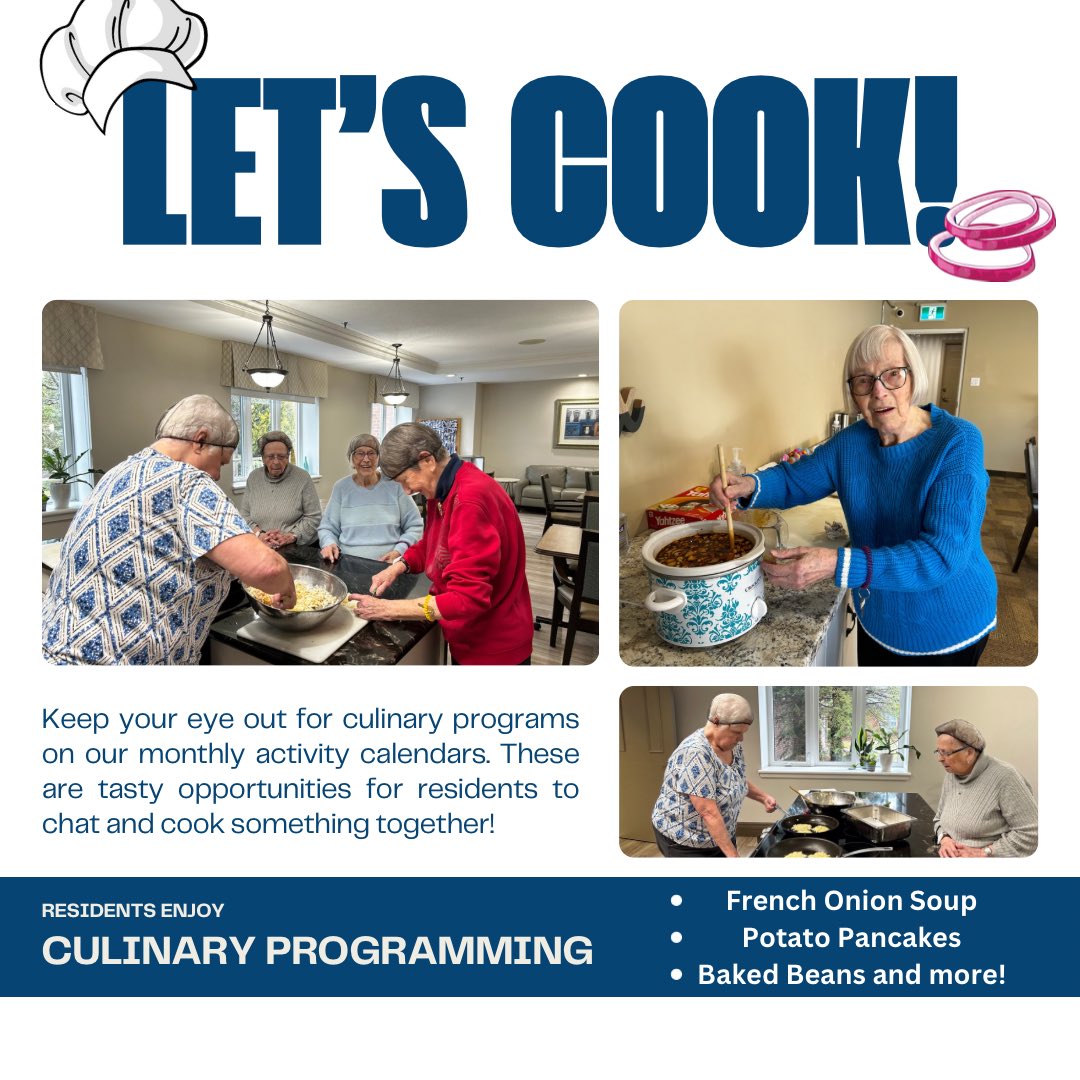 🧑🏼‍🍳🍲

#RetirementLife #WaterlooRegion #WeLoveOurResidents #CookingTime