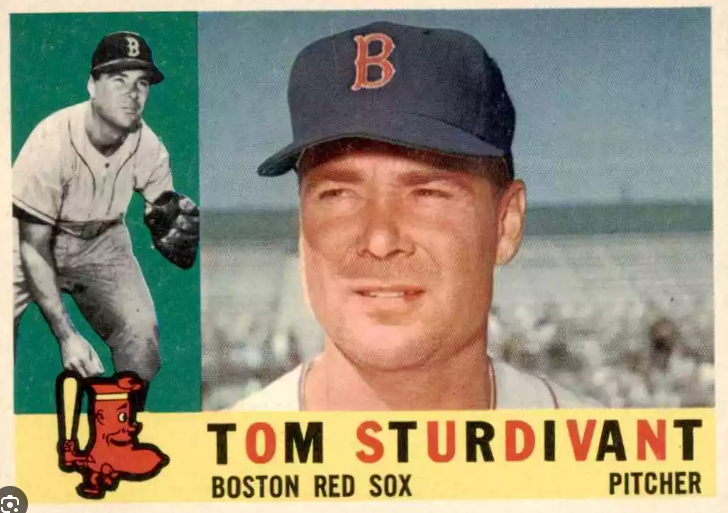 #RedSoxHistory - Today is the 94th anniversary of former #RedSox pitcher Tom Sturdivant. He came to #Boston in a trade with the KC #Athletics for Pete Daley. He only pitched 1 season with the Red Sox (1960) as he was drafted by the #Seantors in the 1960 expansion draft.