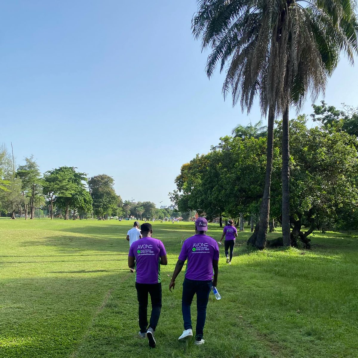 Setting up earlier today. Wherever two or more people are gathered for health and wellness purposes, @avonhmo is there, live and direct!😃 Guess where we were this morning? #WeAreAvon #TrustedHealthPartner #HealthcareInNigeria