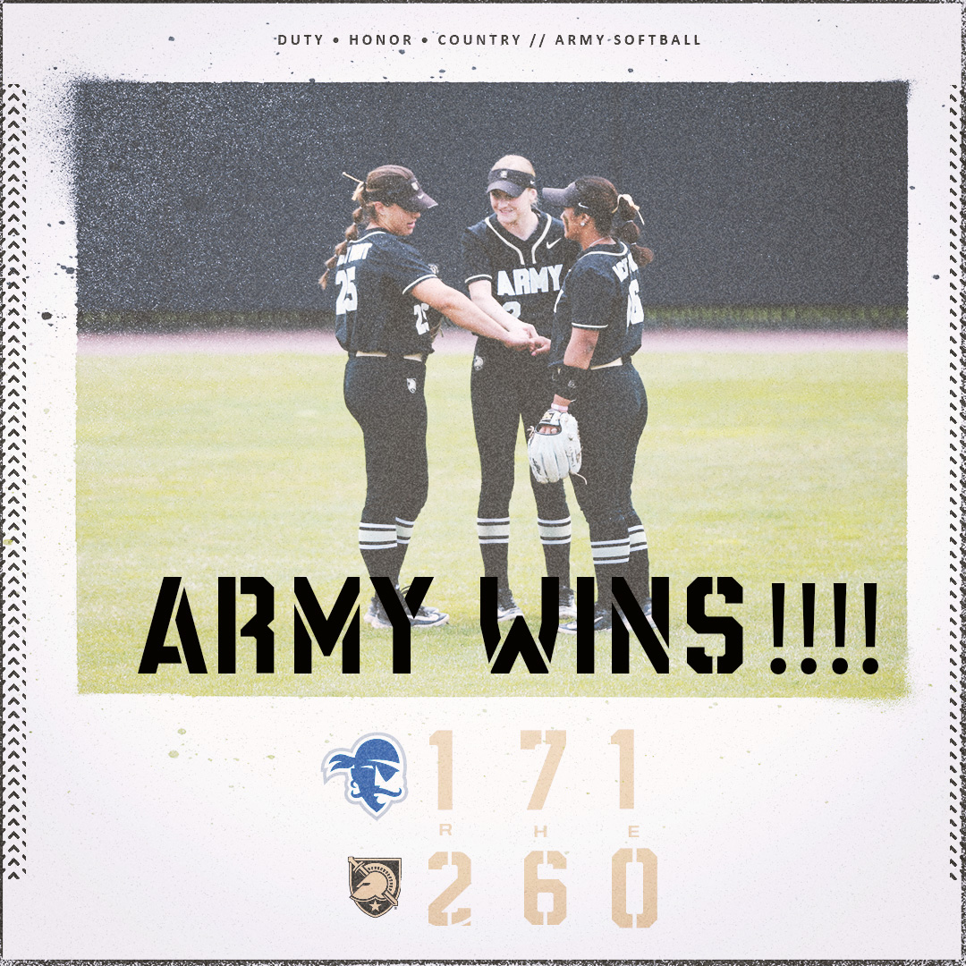 And that's an Army W 😎

#GoArmy