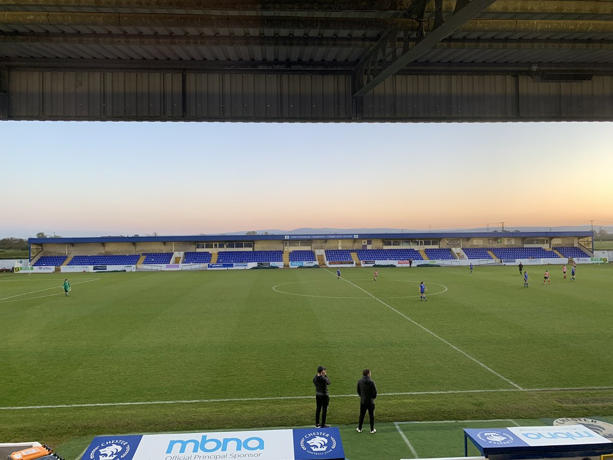 CFCWomens's tweet photo. ๐ด๐ฑ | ๐๐๐ง๐๐ข๐ก!
๐ธ Not long to go now, so here is a snap of some of the second-half action.
๐ต 6-0 ๐ด
#CHSALT | #ChesterFC | #OurClub ๐ตโช๏ธ https://t.co/31vXeOiOVm
