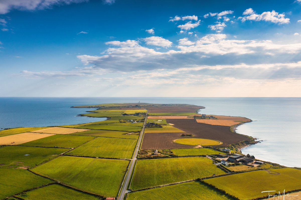 One of favourite places in Wexford - The Hook Peninsula from my drone at Templetown this evening