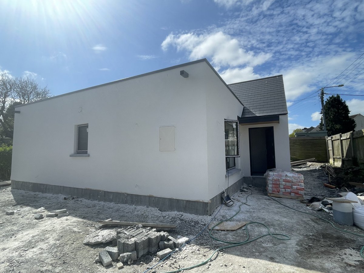 3 month timeline on a timberframe bungalow in Waterford city which is now awaiting to be connected to the Esb grid 💪🏻👷‍♂️🏡🚗💨