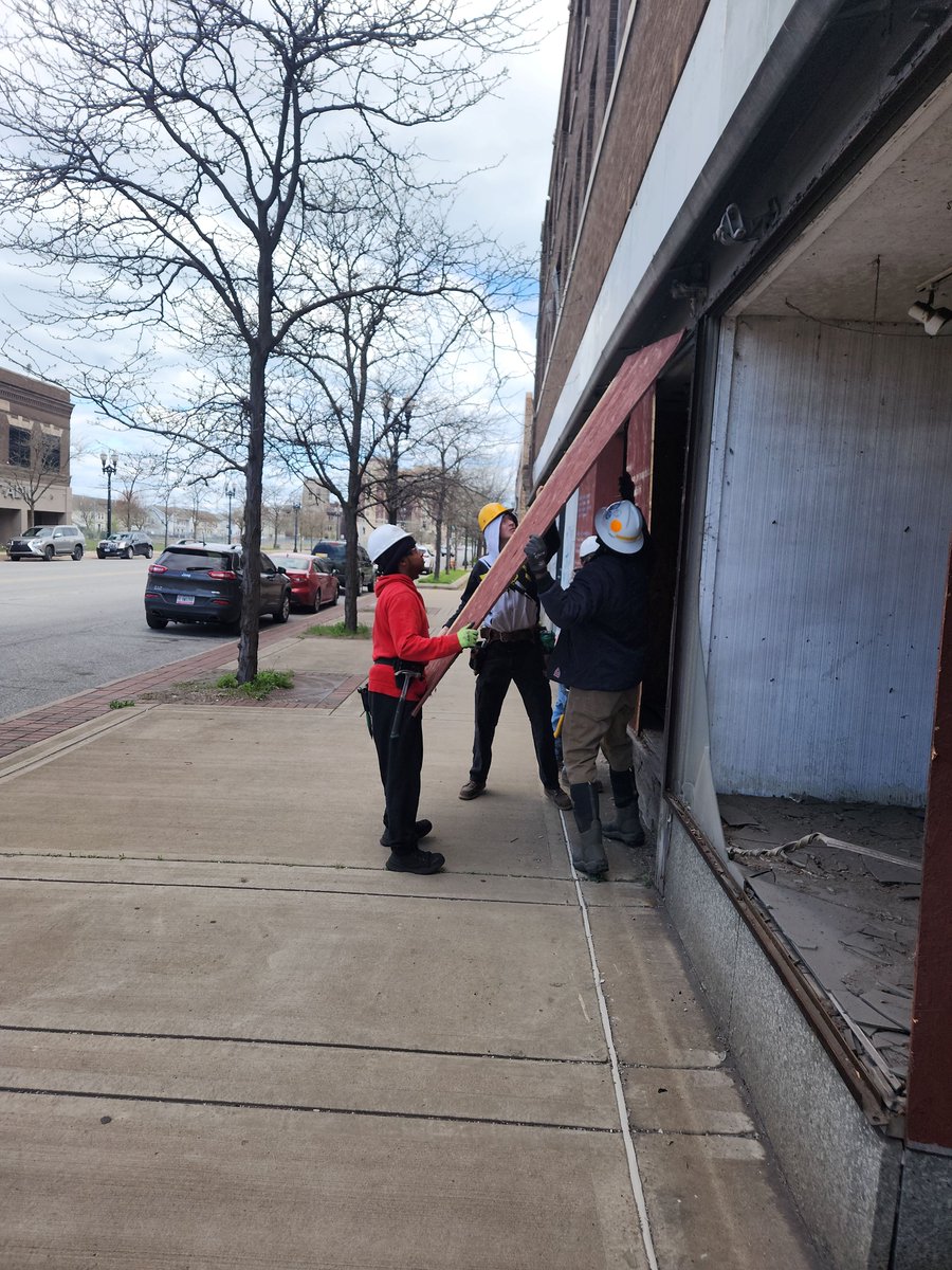 When the Mayor of Gary, IN reached out and needed assistance, the Central Midwest Carpenters were on the call! Projects like this improved area safety, revitalizes neighborhoods, showcases skills, and creates opportunities for our members! #CMWCarpenters #BuildTheBrotherhood