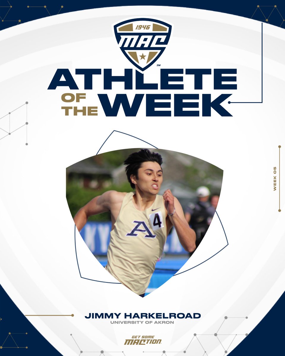 MACSports's tweet photo. Men’s Track and Field Athletes of the Week! 👏 

@ZipsTFCC | @KentStTrackXC | #MACtion https://t.co/GAjy5aQlog