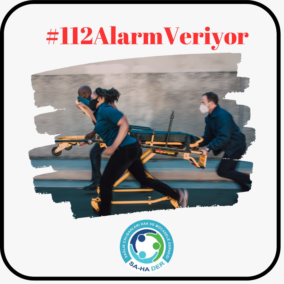 akturkq's tweet photo. Ambulanslar yetersiz, cevap yok.
İş yükümüz ağır, cevap yok.
Personel yeterli dinlenmeyi yapamıyor, diyoruz.
O zaman daha dinlenmeyin!
Gece yarısı devir yapın dayatması ile geliniyor.
Sahi siz nerenin sorumlusu oluyorsunuz? 
@SaHaDernegi 
#112AlarmVeriyor https://t.co/nfBkyWFFKO