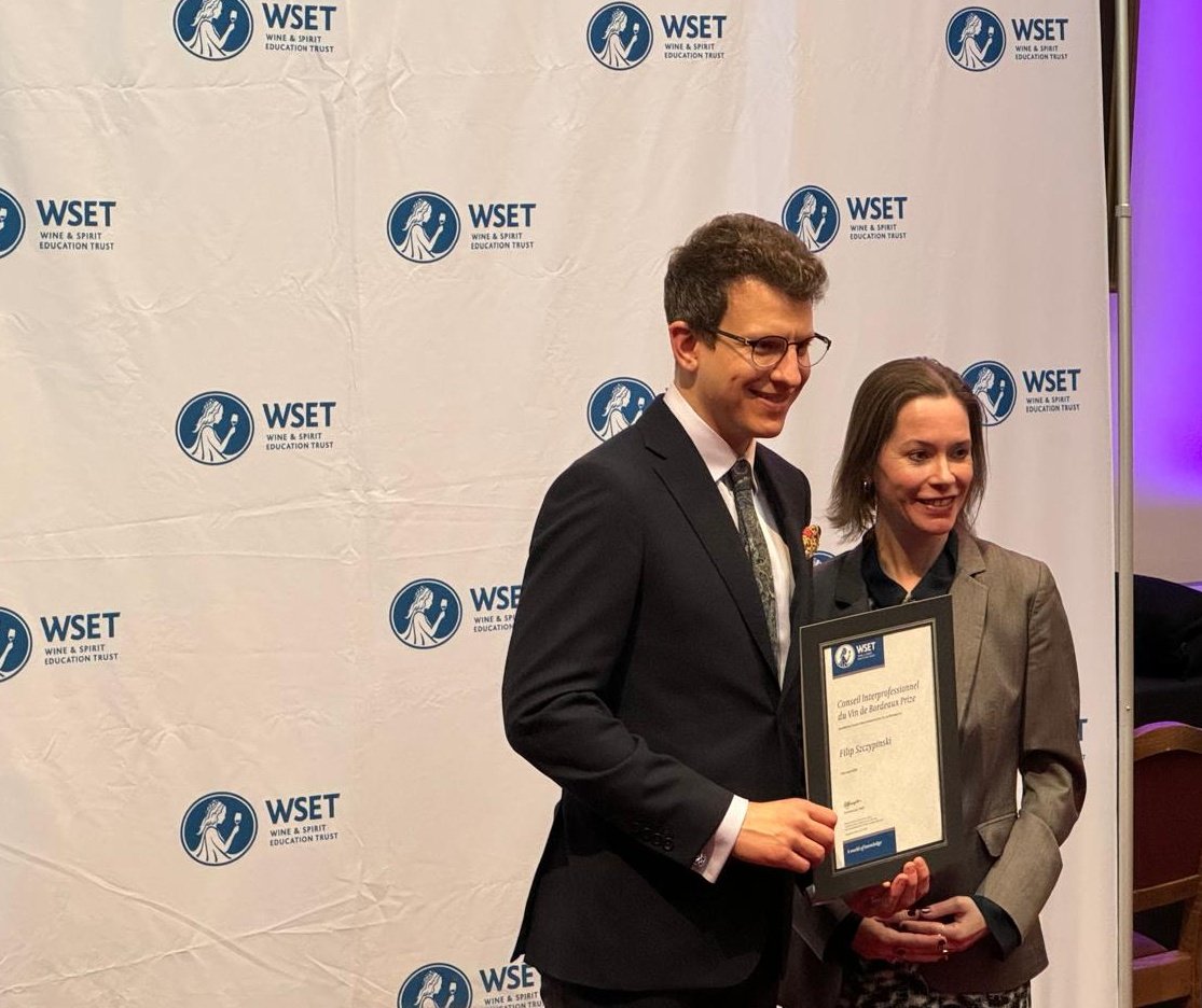 Yesterday, I was awarded the @VinsdeBordeaux Prize for my performance in the @WSETglobal Award in Wine examinations. Really excited for the adventures that come with it! 🍷 🍇