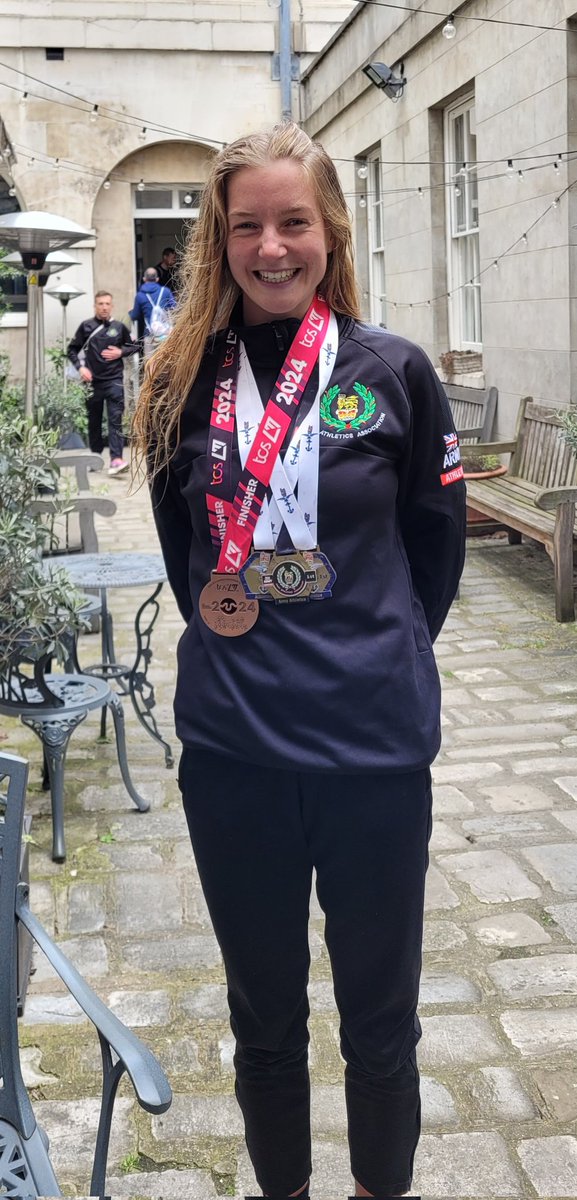 10th Brit at London marathon, army and inter services champion @TVH_Athletics