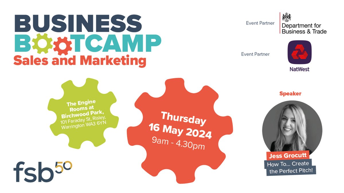 Do you need to raise investment for your business? Wanting to impress new prospects, and make new contacts when networking? Perfect pitching is crucial way to promote you and your business. Learn how to create the perfect pitch at our Bootcamp 🚀 🔗 go.fsb.org.uk/48wqksC