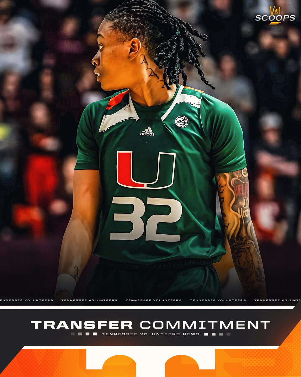 Vol Scoops (@volscoops) on Twitter photo BREAKING: Miami transfer Lazaria Spearman has COMMITTED to the Lady Vols! ๐
The 6โ4โ Sophomore from Dacula, GA averaged 6.3 PPG and 6.0 RPG for the Hurricanes this past season. ๐
Spearman will have two years of remaining eligibility.
Welcome to Rocky Top, <a href="/SpearmanLazaria/">Lazaria Spearman</a> BREAKING: Miami transfer Lazaria Spearman has COMMITTED to the Lady Vols! ๐
The 6โ4โ Sophomore from Dacula, GA averaged 6.3 PPG and 6.0 RPG for the Hurricanes this past season. ๐
Spearman will have two years of remaining eligibility.
Welcome to Rocky Top, <a href="/SpearmanLazaria/">Lazaria Spearman</a>