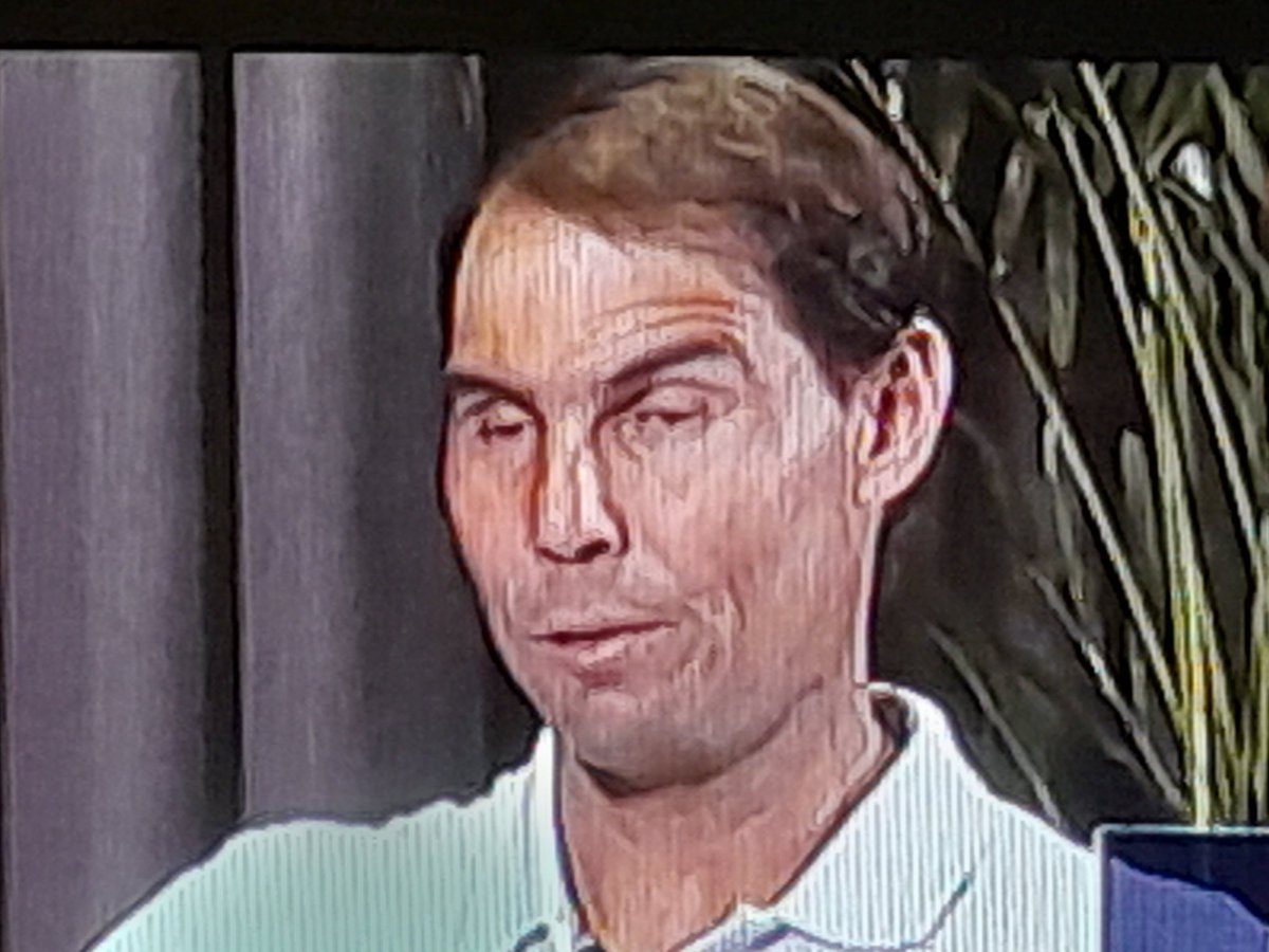 Me da pena. Resulta patético un señor mayor que quiere parecer joven, sin pelo que quiere parecer pelazo y sin jugar mucho al tenis y queriendo parecer un number one.