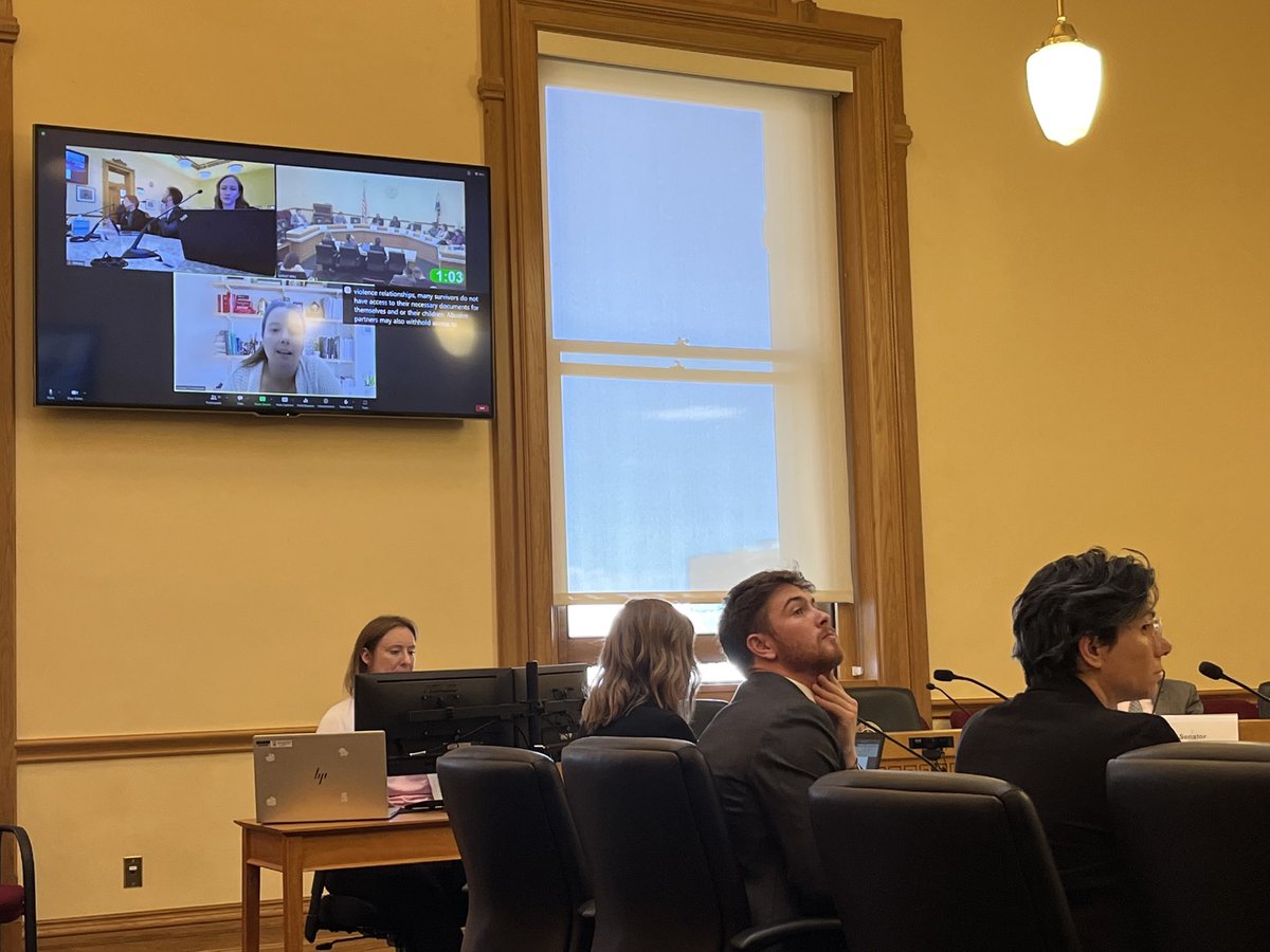 Testimony in favor of #coleg SB211 Improve Necessary Documents Program by ⁦@ViolenceFreeCO⁩ ⁦@CCLPnews⁩ and Colorado Coalition for the Homeless