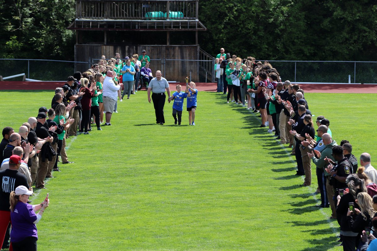 More than 500 students from 35 area elementary schools participated in the annual “Little Feet Meet” at Alumni Field today. For the students with disabilities, the Little Feet Meet events serve as a public celebration of meeting key developmental and social milestones. Photos by