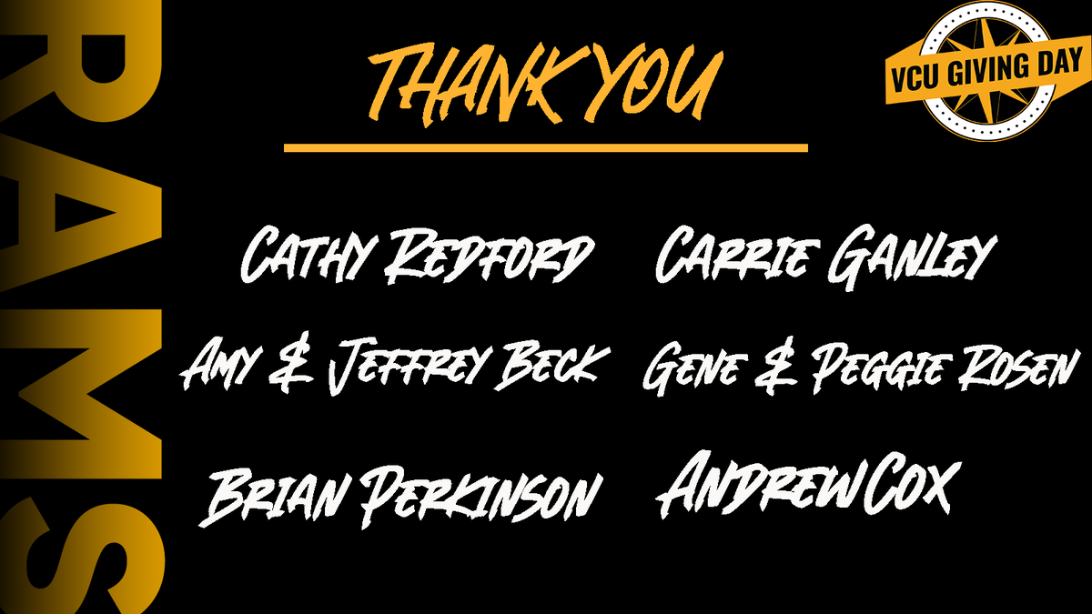 VCURAF's tweet photo. 𝓣𝓱𝓪𝓷𝓴 𝔂𝓸𝓾! 

#LetsGoVCU #VCUGivingDay https://t.co/fJXMqYJQ3S