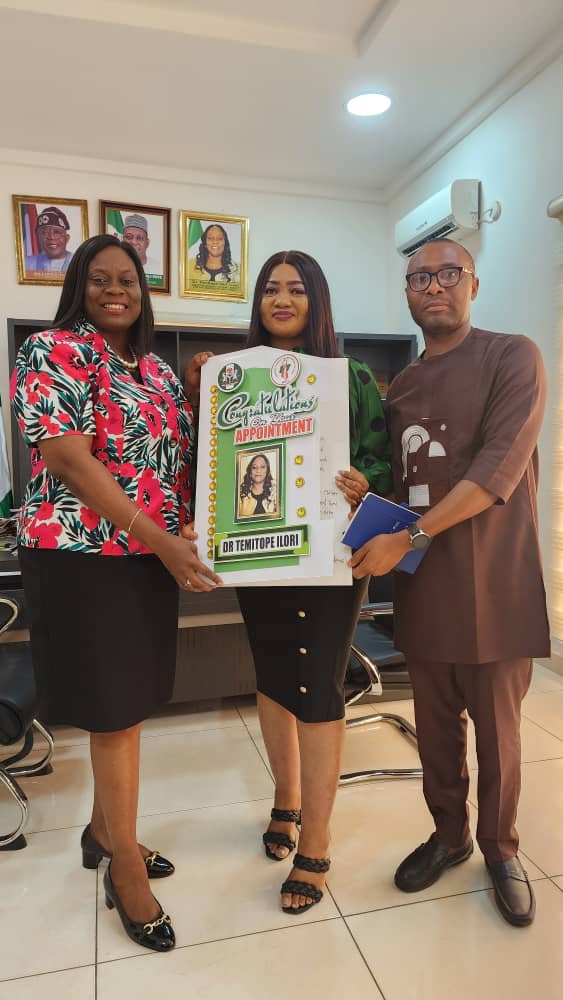 Courtesy visit to the new Director General, National Agency for the Control of AIDS (NACA) on her appointment. She's sound and intelligent, with her on the driver's seat NACA will fly. #AIDS #NGR